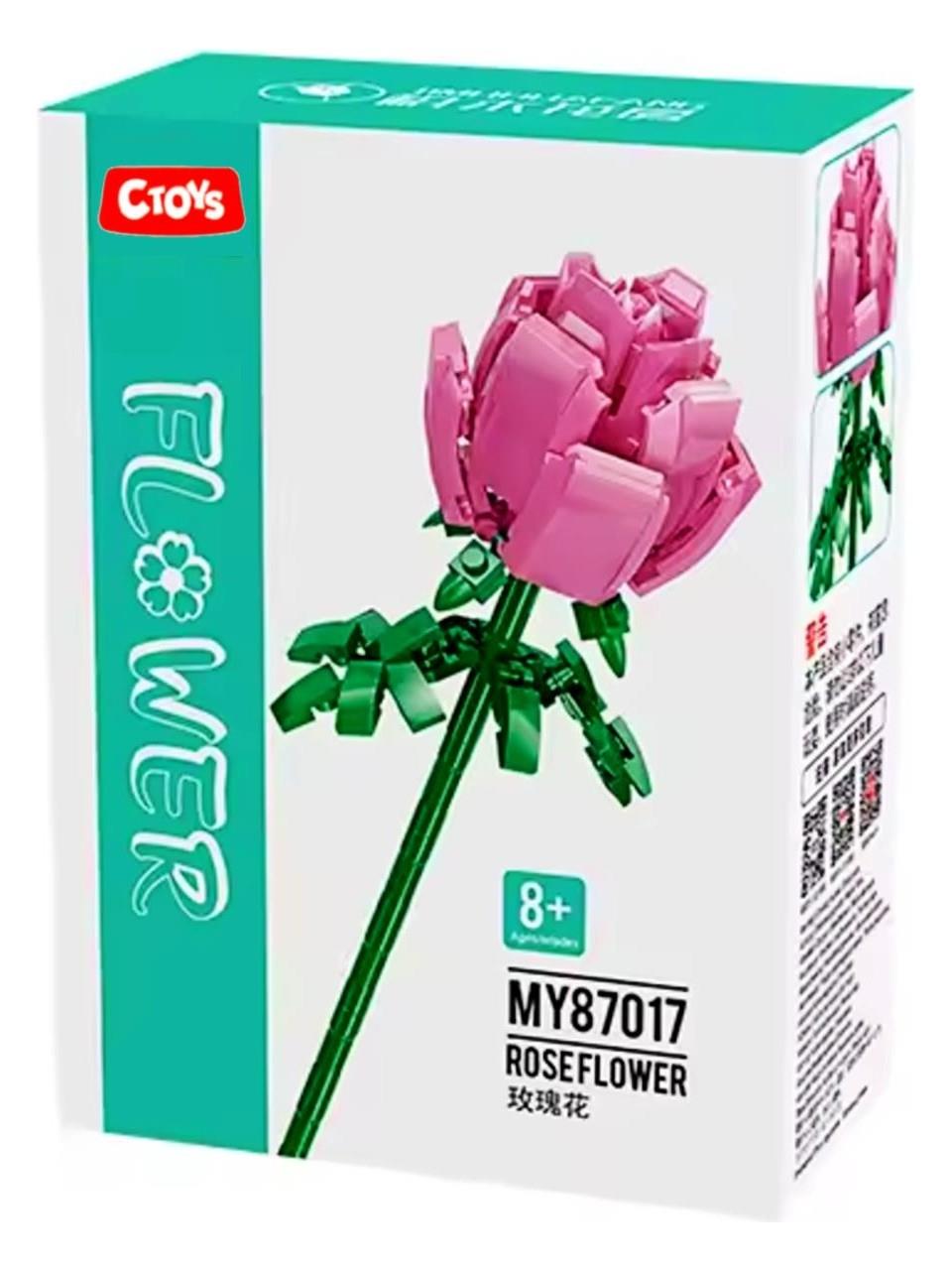 CTOY CICEK YAPMA BLOK SETI PEMBE GUL MY87017 Diğer CTOY MY87017
