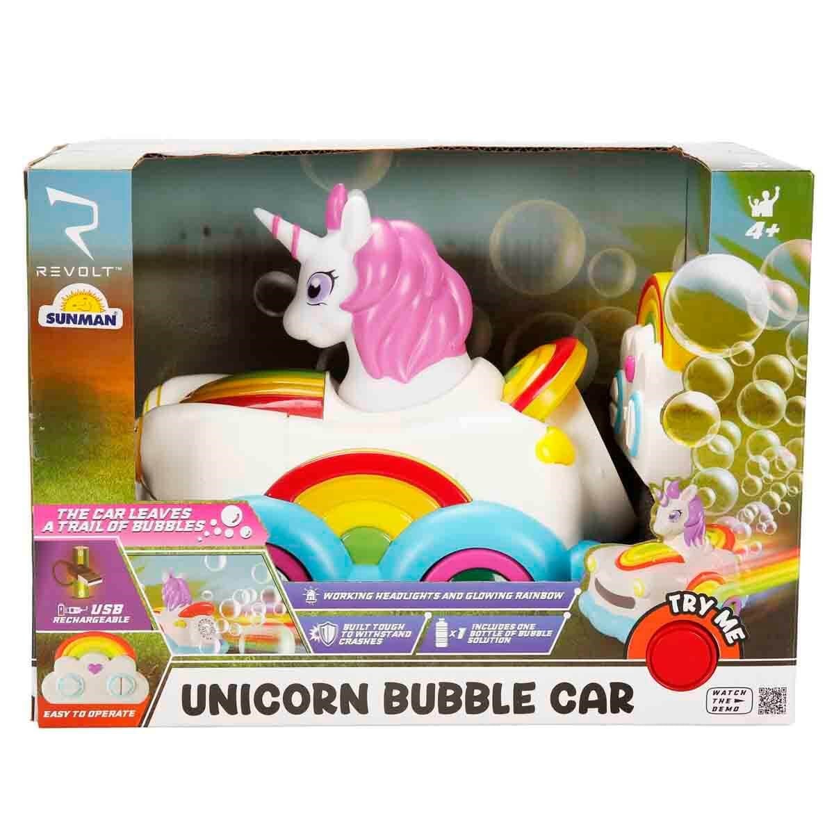 UZAKTAN KUMANDALI BALONCUK CIKARTAN UNICORN ARABA 3.7V.USB Diğer S00090834