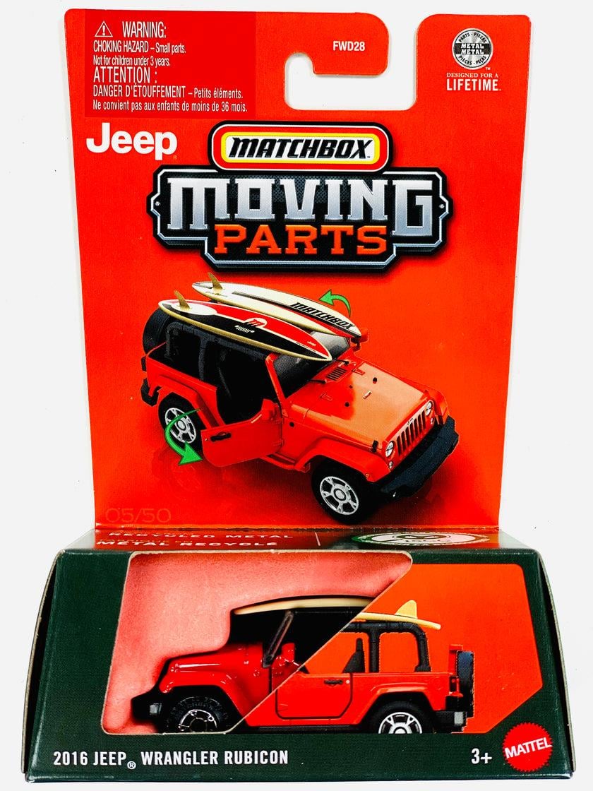 MATCHBOX MOVING PARTS 2016 JEEP WRANGLER RUBICON FWD28-JHV51 Diğer JHV51