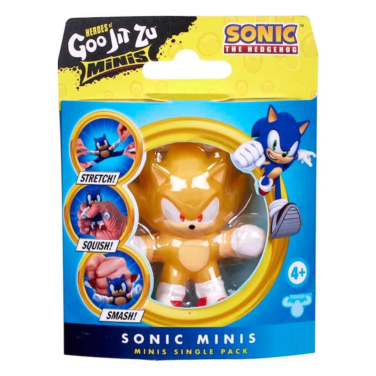 Goojitzu Sonic Mini Figür Tekli Paket S3 GJN07000 - Süper Sonic Goojitzu GJN07000 SS