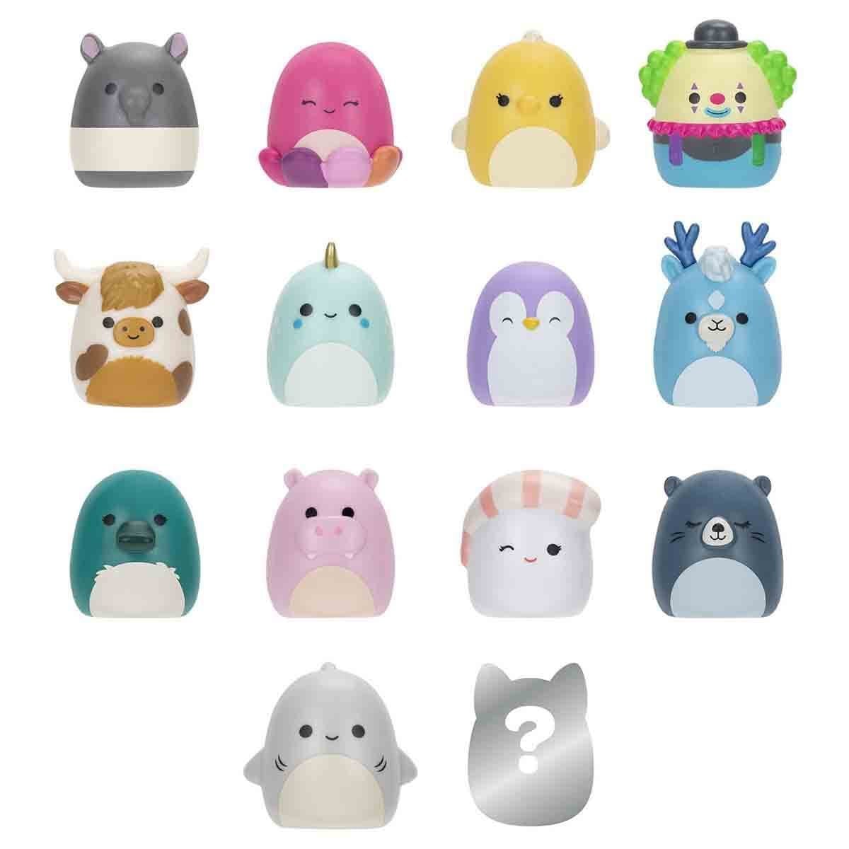 SQUISHMALLOWS SQUISH-A-LONGS 14 FIGUR + YUZUK SETI S1 AL0028 Diğer AL0028