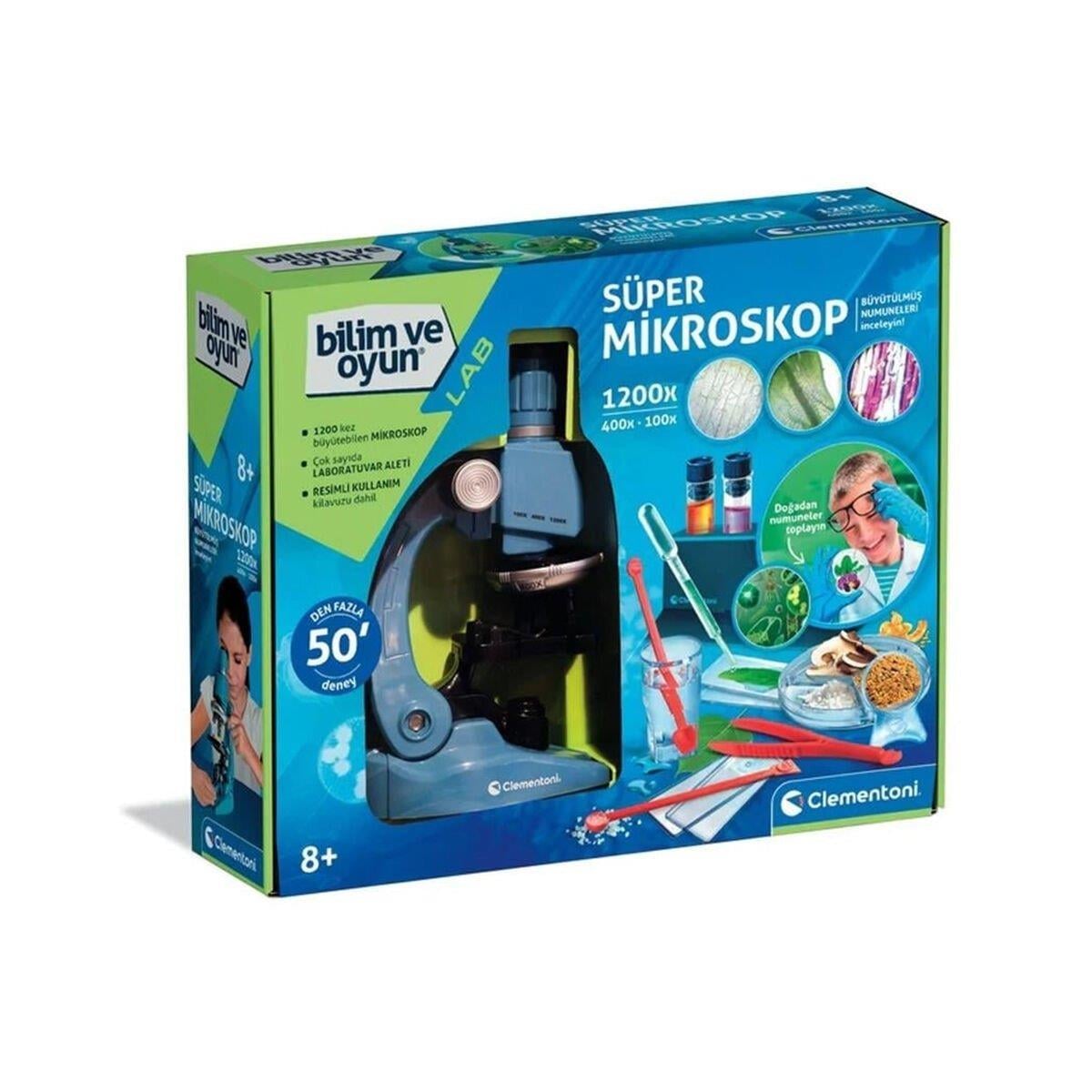 CLEMENTONI BILIM VE OYUN SUPER MIKROSKOP 64741 Diğer CLE 64741