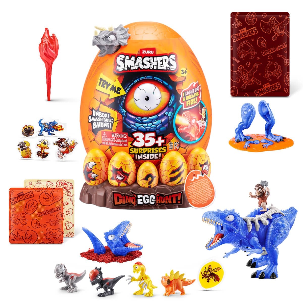 SESLI VE ISIKLI SMASHERS DINO YUMURTA AVI SURPRIZ PAKET MHR16000 GRI Diğer MHR16000 G
