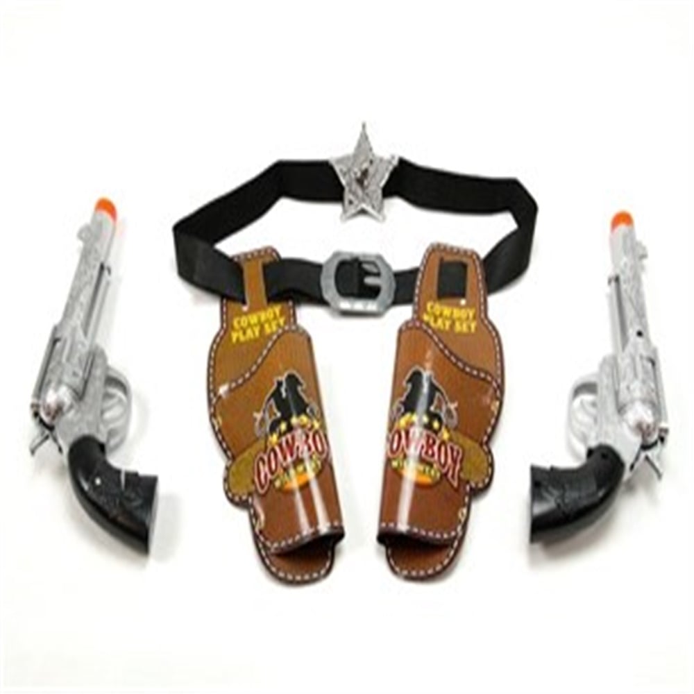 2'li Pilli Sesli Büyük Kovboy Tabancası