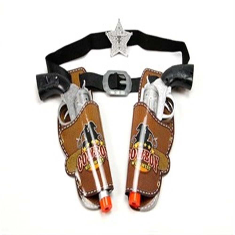 2'li Pilli Sesli Büyük Kovboy Tabancası