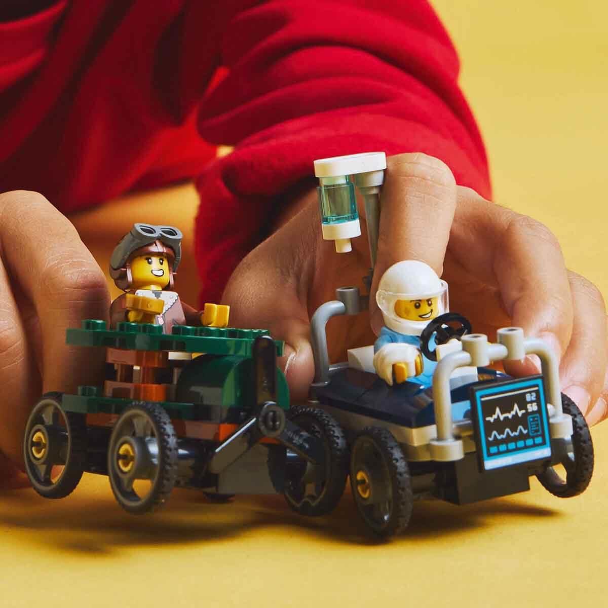 LEGO CITY UCAK HASTANE YATAGINA KARSI YARIS ARABASI PAKETI 60459 Diğer LSC60459