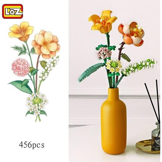 Blok Oyuncak Saksıda Çiçek 1658 Loz SEH 1658