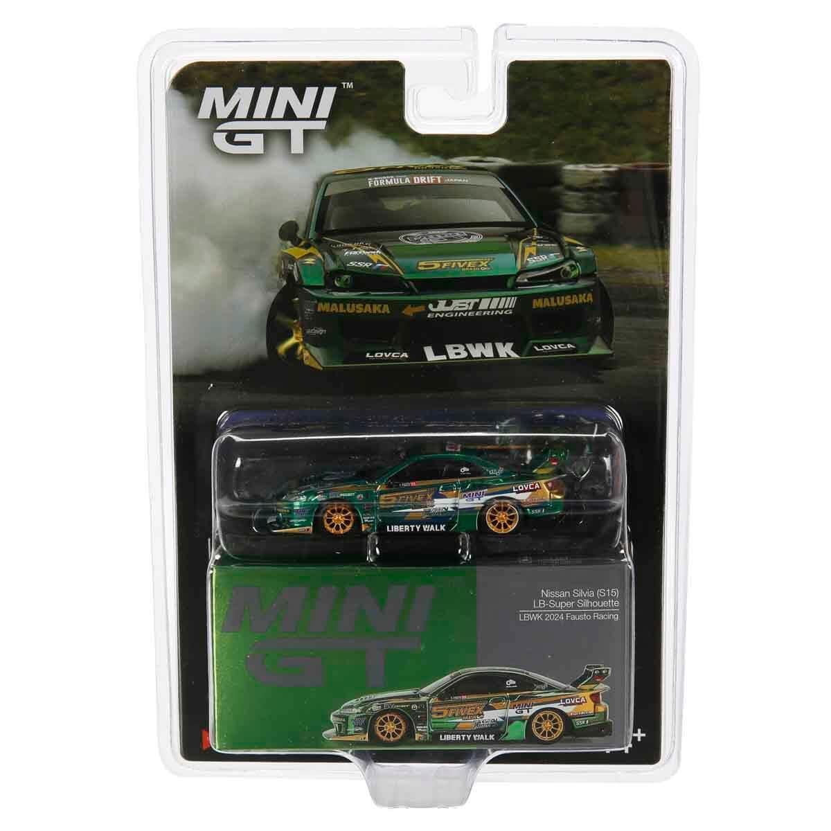 MINI GT 1:64 NISSAN LB-SUPER SILHOUETTE S15 SILVIA LBWK 2024 FAUSTO RACING MGT00858 Diğer MGT00858