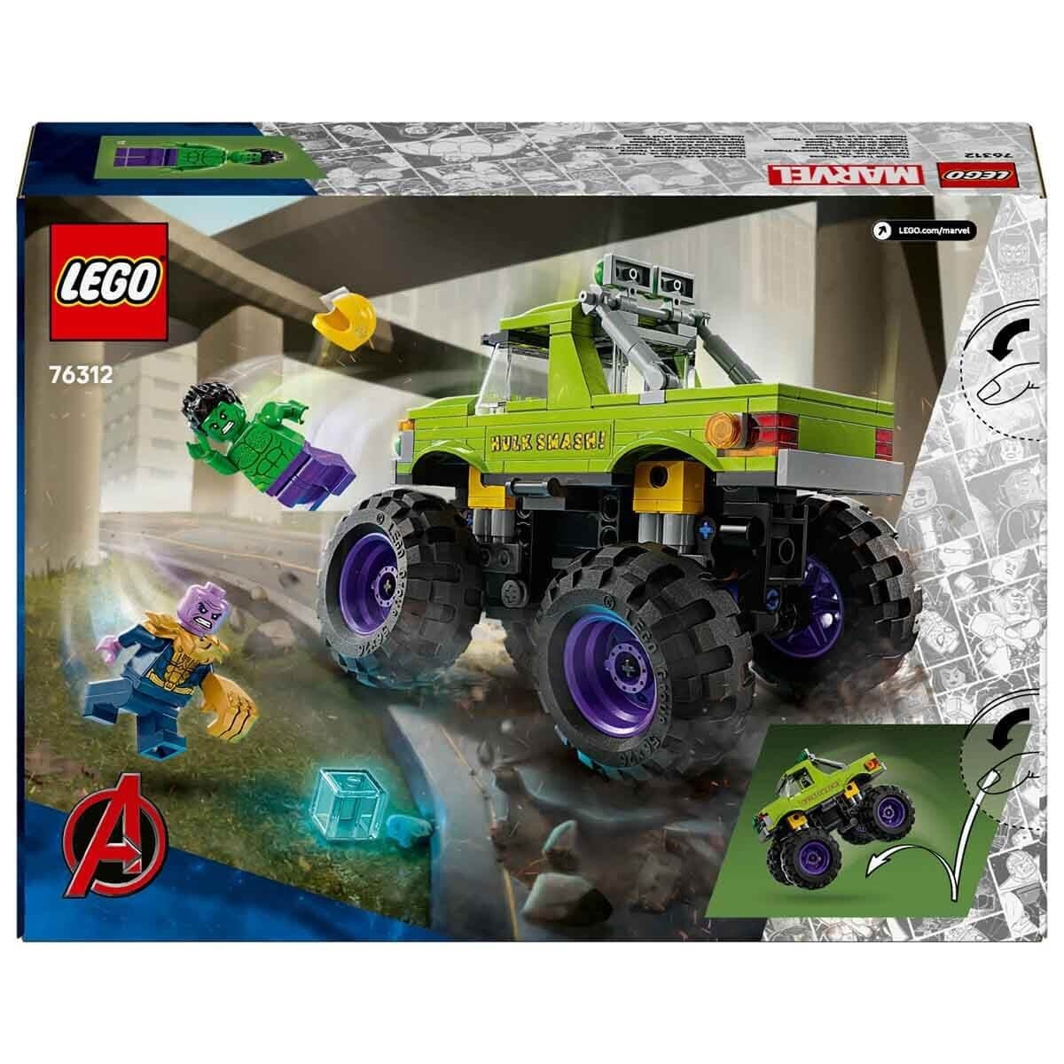 LEGO Marvel Hulk Kamyonu Thanosa Karşı 76312 Lego LSS76312