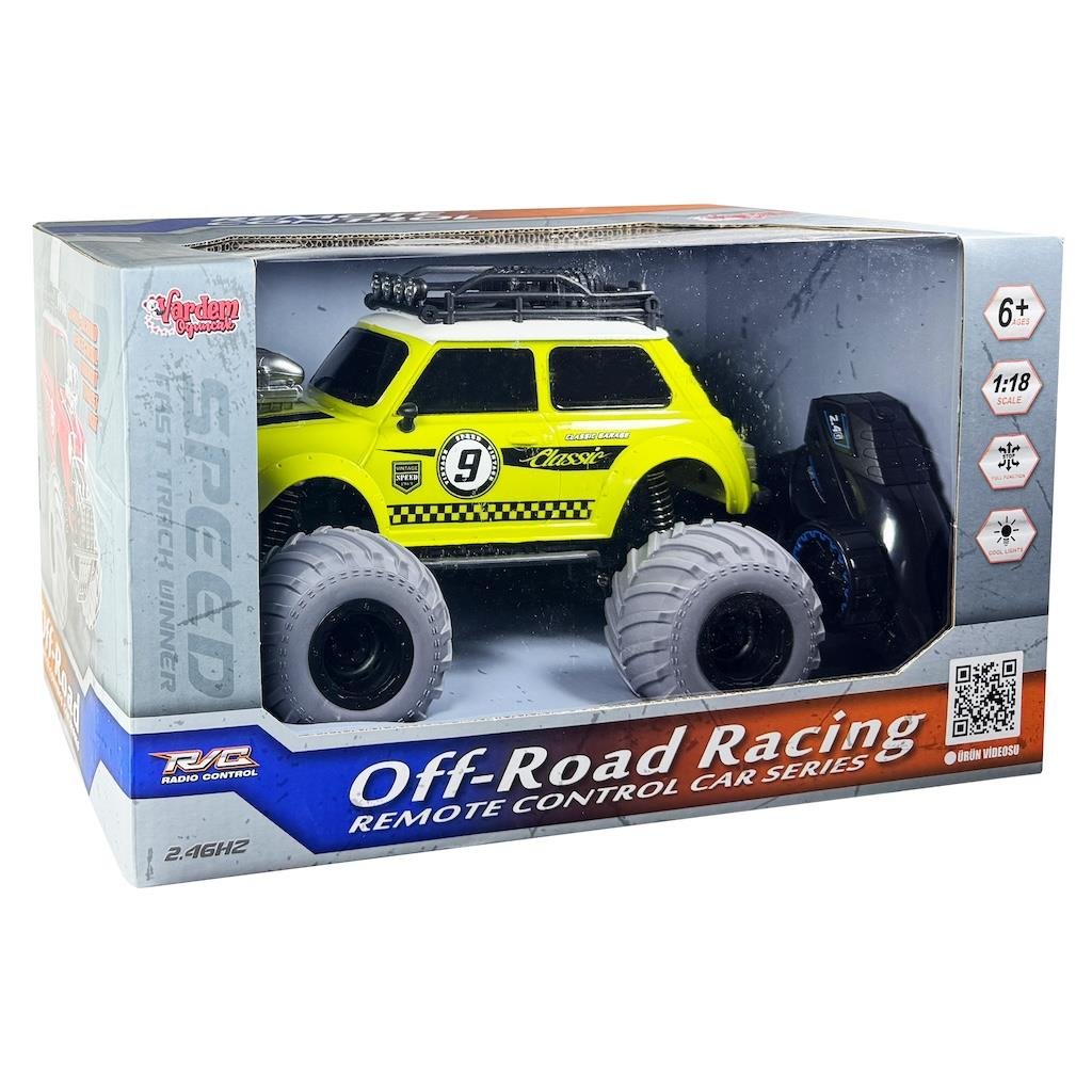 VARDEM UZAKTAN KUMANDALI FULL FONKSIYON 1:18 SARJLI 2.4G SEVIMLI OFF-ROAD MINI ARABA Diğer YD898 MT1820