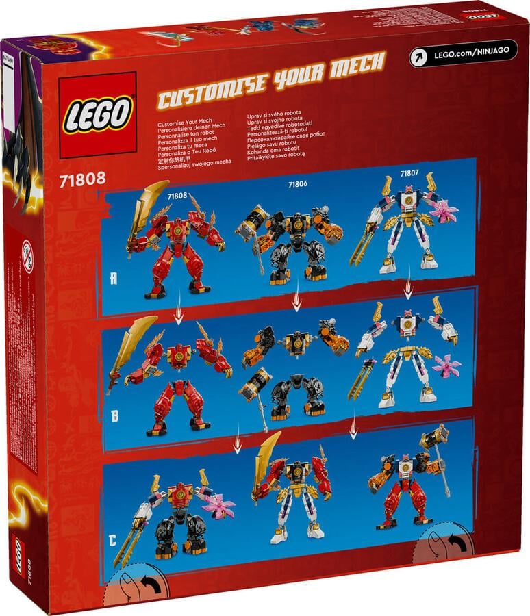 LEGO NINJAGO KAININ ATES ELEMENTI ROBOTU 71808 Diğer LSL71808