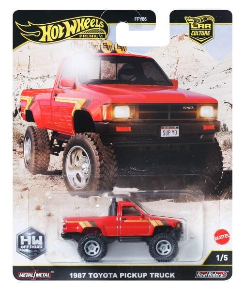 Hot Wheels Car Culture Premium Arabalar 1987 Toyota Pickup Truck FPY86-JBK73 Hot Wheels JBK73