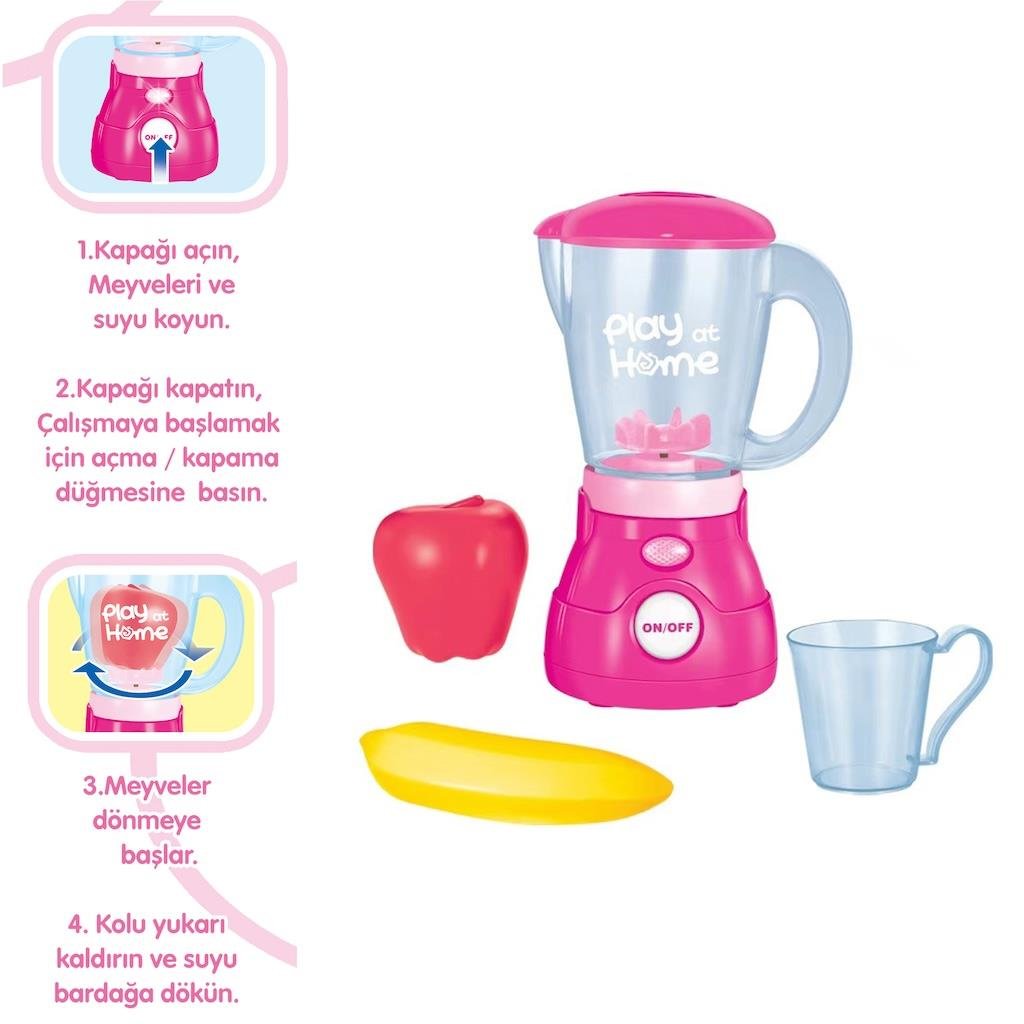 VARDEM ISIKLI AKSESUARLI GERCEKCI HAREKETLI BLENDER PEMBE Diğer QF26137P