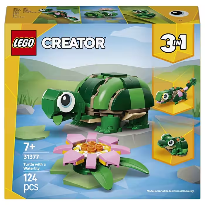 LEGO CREATOR KAPLUMBAGA ILE NILUFER CICEGI 31377 Diğer LMC31377