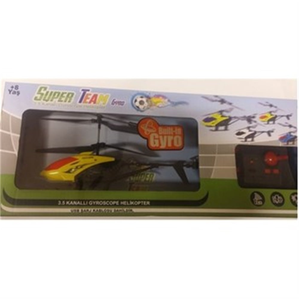 3.5 Channel Gyro Süper Team Helikopter