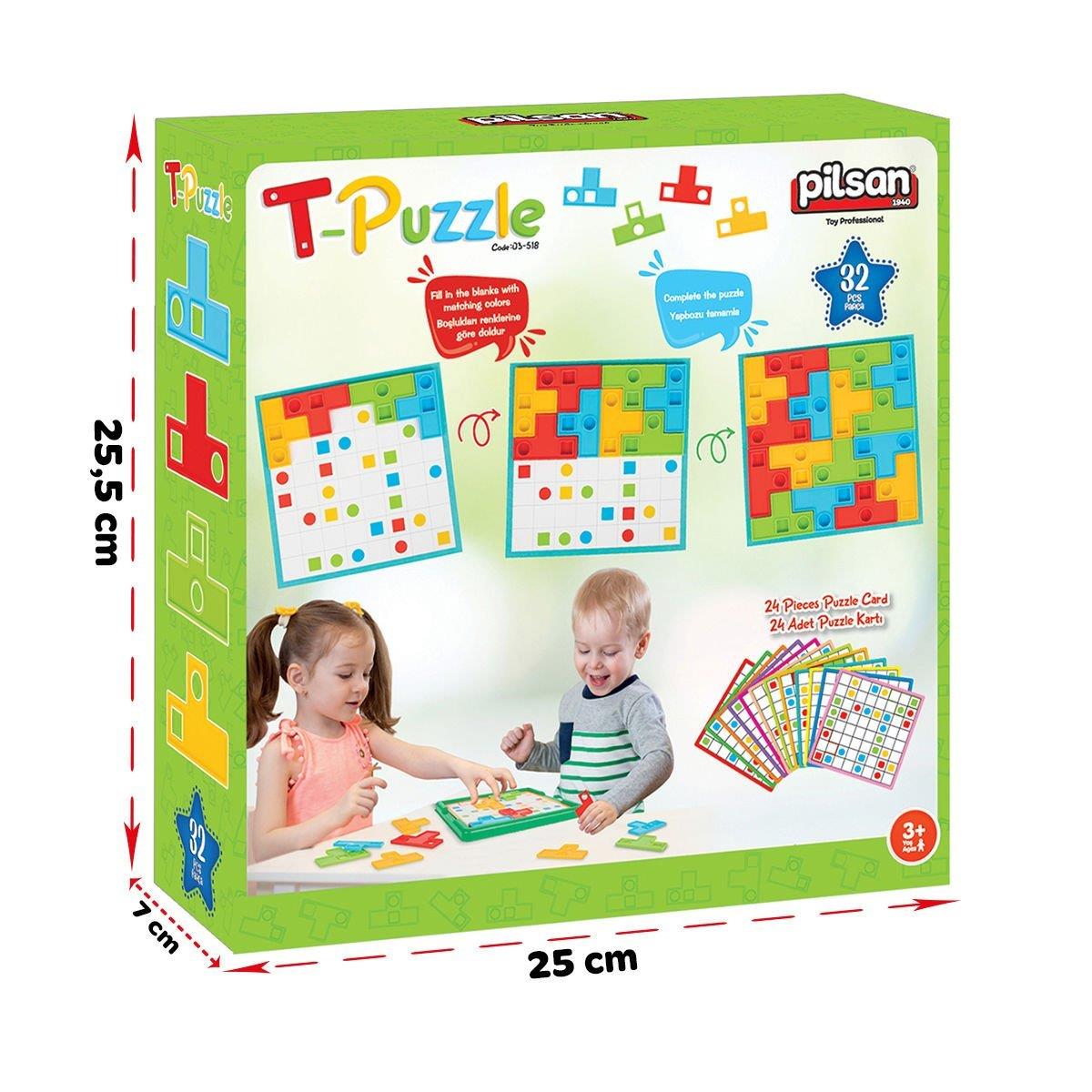 PILSAN T-PUZZLE 32 PARCA 03 518 Diğer PLS 03 518