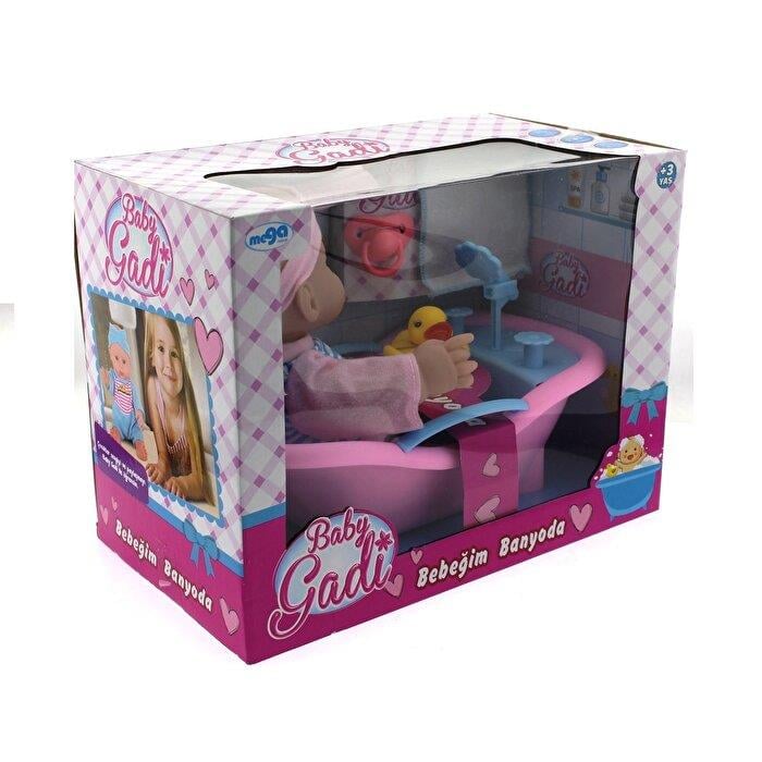 Baby Gadi Bebeğim Banyoda Pembe Mega Oyuncak CXY60103 P