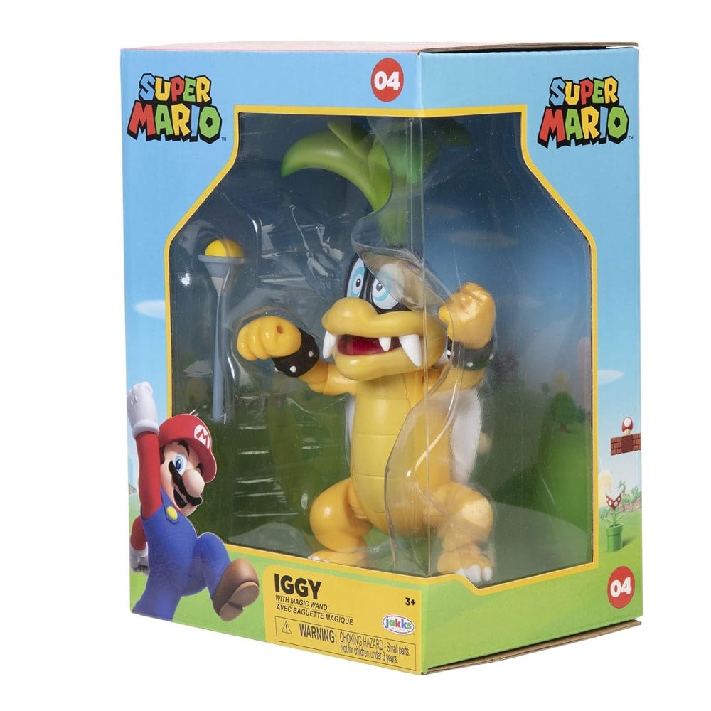 NINTENDO SUPER MARIO FIGURU IGGY KOOPA 10 CM 13249 Diğer NESL 13249