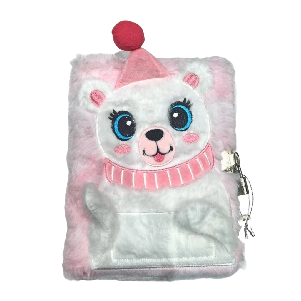 Lilamor Peluş Defter 15X21 PD06 (6 ASS.) Lilamor LLM DF1521 PD06