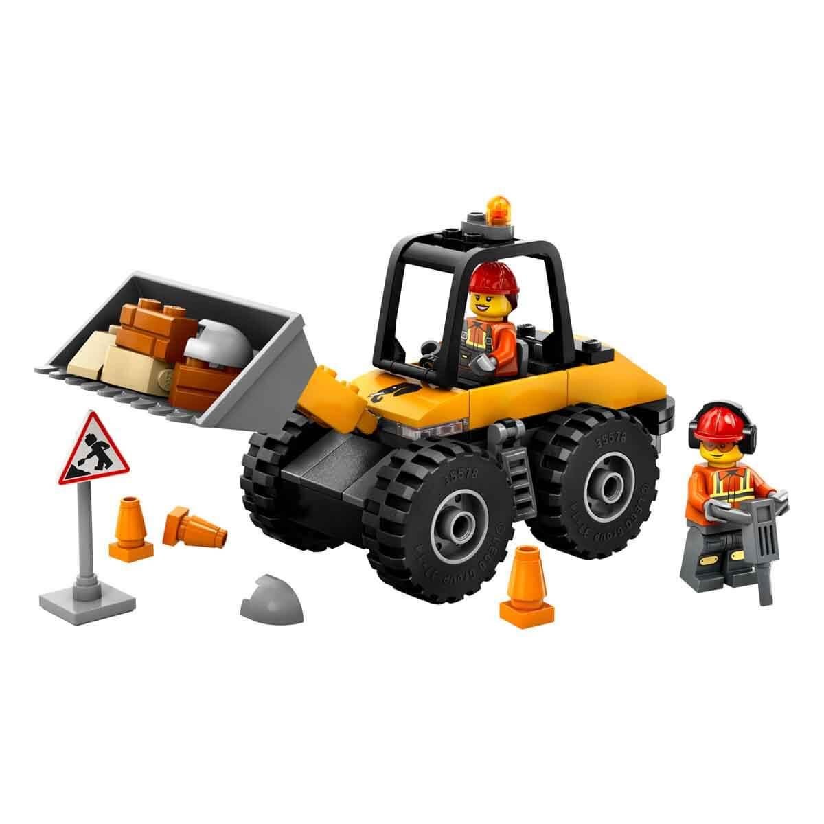 LEGO CITY SARI TEKERLEKLI INSAAT YUKLEYICISI 60450 Diğer LSC60450