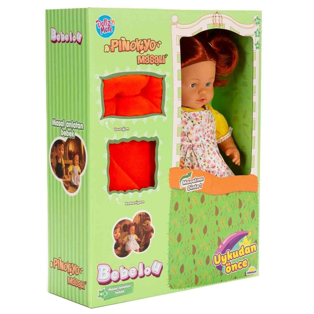 BEBELOU UYKUDAN ONCE BEBEGI MASAL ANLATAN PINOKYO 40 CM S01040042 Diğer S01040042