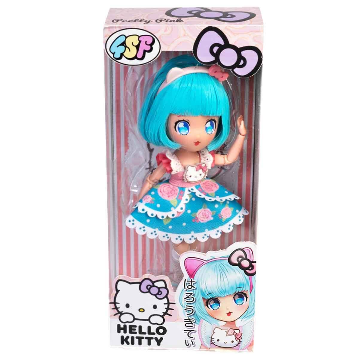 Hello Kitty Manga Bebek Figürü HKTF0000 - Pretty Pink Hello Kitty HKTF0000 PP