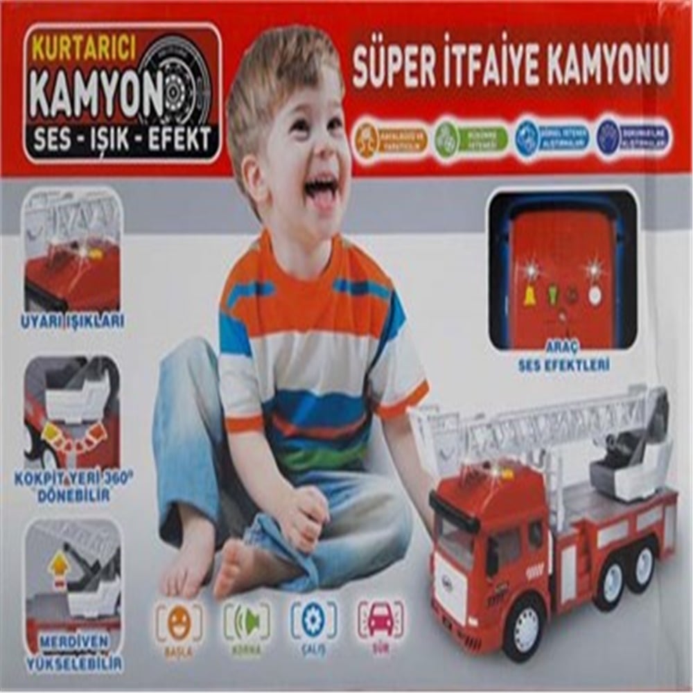 SÜPER İTFAİYE KAMYONU SESLİ IŞIKLI