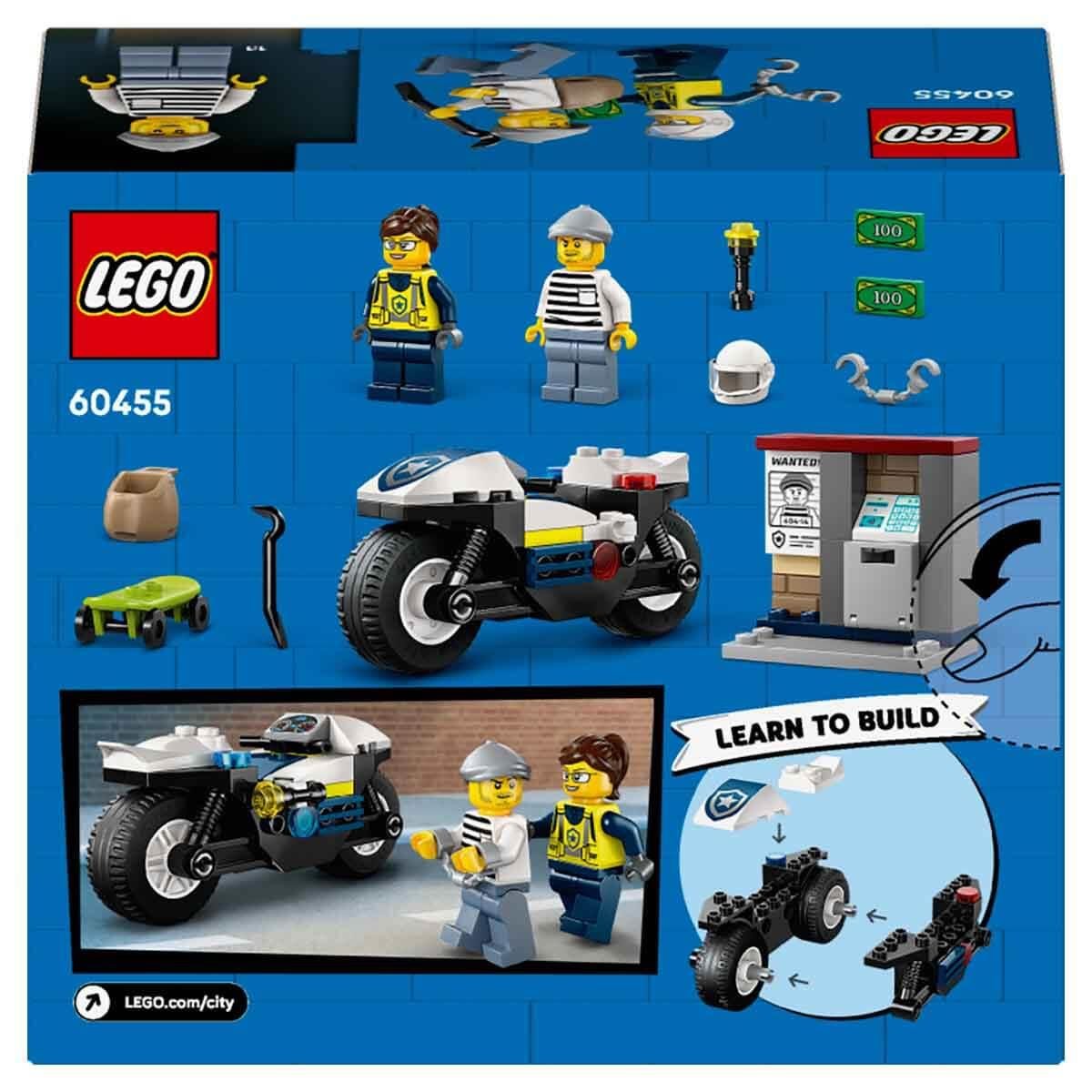LEGO CITY POLIS MOTOSIKLETI TAKIBI 60455 Diğer LSC60455