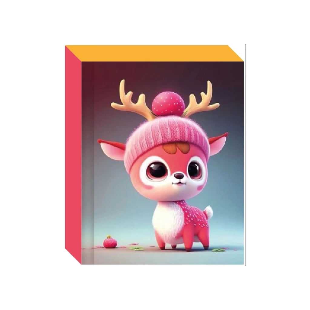 Lilamor Animal Mini Çizgisiz Not Defteri 4x5 120 Sayfa Bubu LLM ND0405 AN01