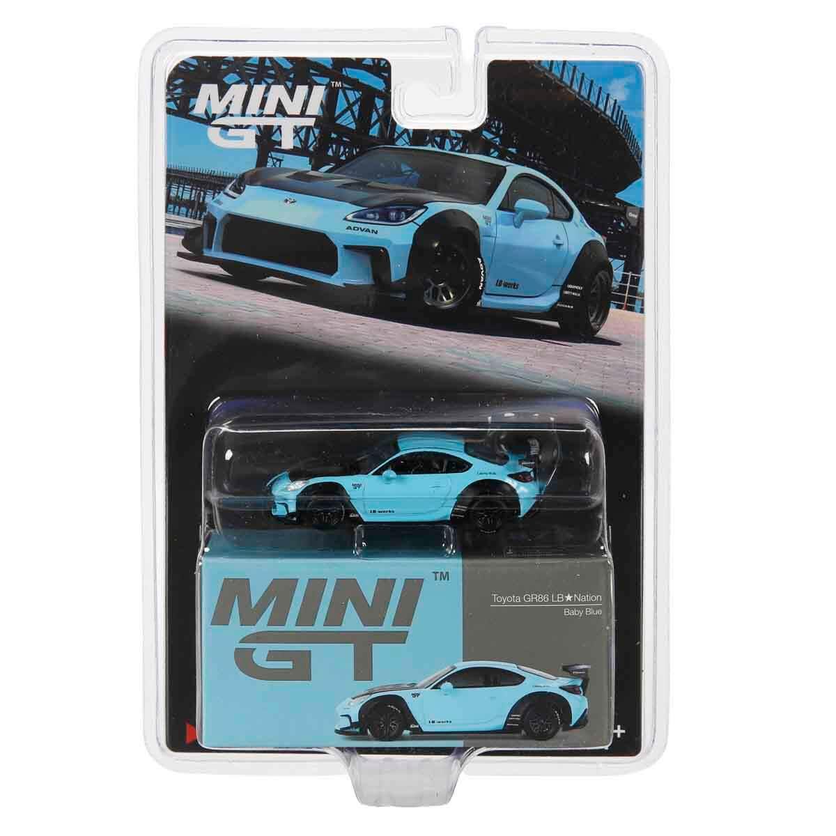 MINI GT 1:64 TOYOTA GR86 LB NATION BABY BLUE MGT00873 Diğer MGT00873