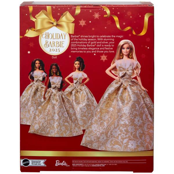 BARBIE 2025 MUTLU YILLAR BEBEGI SARISIN JBH95 Diğer JBH95