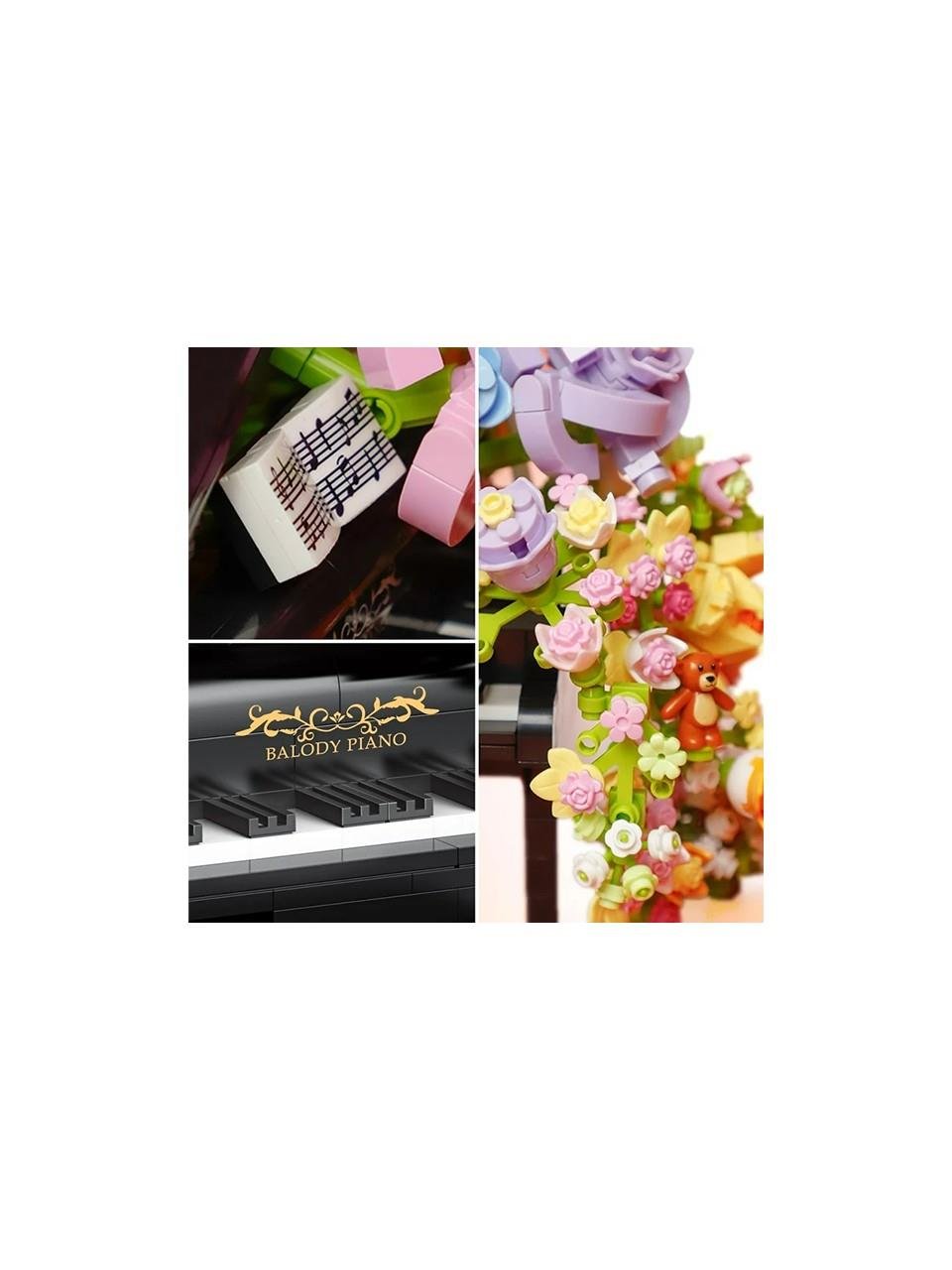Ctoys The Movement Of Flowers Çiçekli Piyano Bloklar 21194 Diğer CTOY 21194
