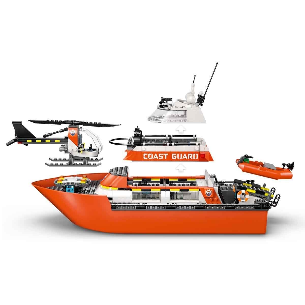 LEGO CITY SAHIL GUVENLIK KURTARMA BOTU VE HELIKOPTERI 60504 Diğer LSC60504