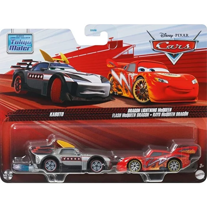 CARS IKILI KARAKTER ARACLAR KABUTO & DRAGON LIGHTNING MCQUEEN DXV99-JDH45 Diğer JDH45