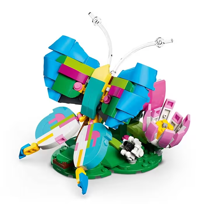 LEGO CREATOR 3’U 1 ARADA VAHSI HAYVANLAR: RENKLI SINEK KUSU 31384 Diğer LMC31384