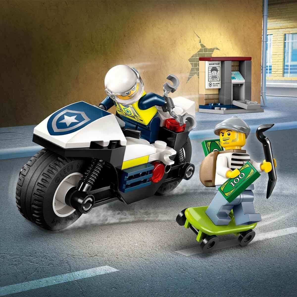 LEGO CITY POLIS MOTOSIKLETI TAKIBI 60455 Diğer LSC60455