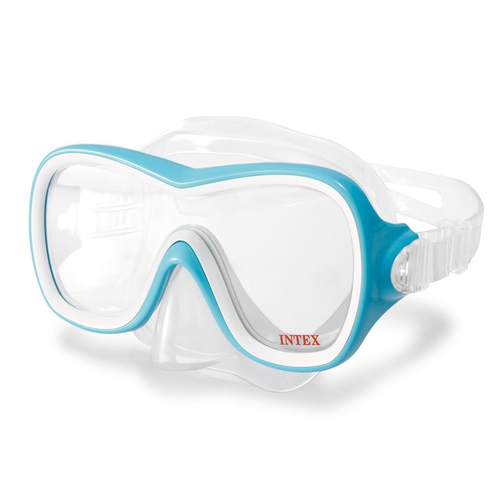 Intex Wave Rider Yüzücü Maskesi (Turkuaz-Turuncu Renk) 8+ Yaş Intex 55978