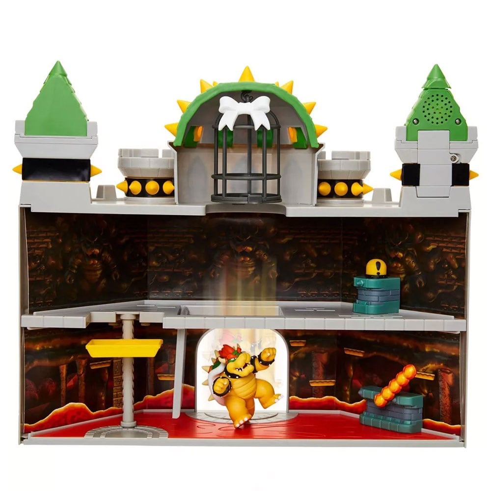 NINTENDO BOWSER KALESI DELUX OYUNSETI BOWSER 6.5 CM 10176 Diğer NESL 10176
