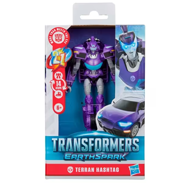 TRANSFORMERS EARTHSPARK DELUXE FIGUR TERRAN HASHTAG F6231-G0992 Diğer G0992