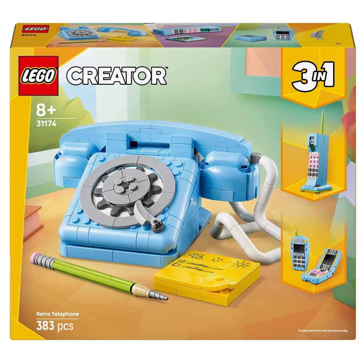 LEGO CREATOR 3U 1 ARADA RETRO TELEFON 31174 Diğer LMC31174
