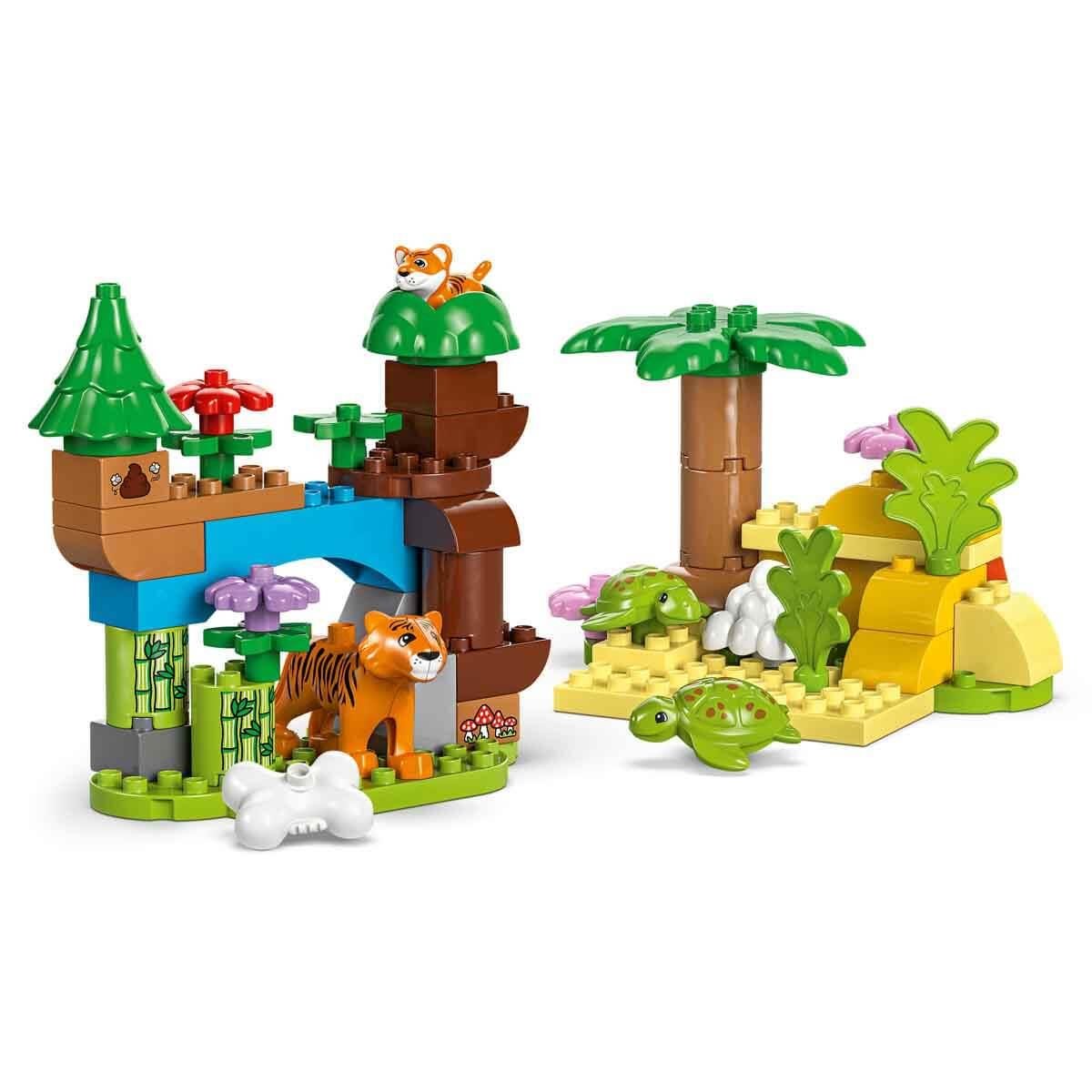 LEGO DUPLO KASABASI 3’U 1 ARADA VAHSI HAYVAN AILELERI 10446 Diğer LED10446