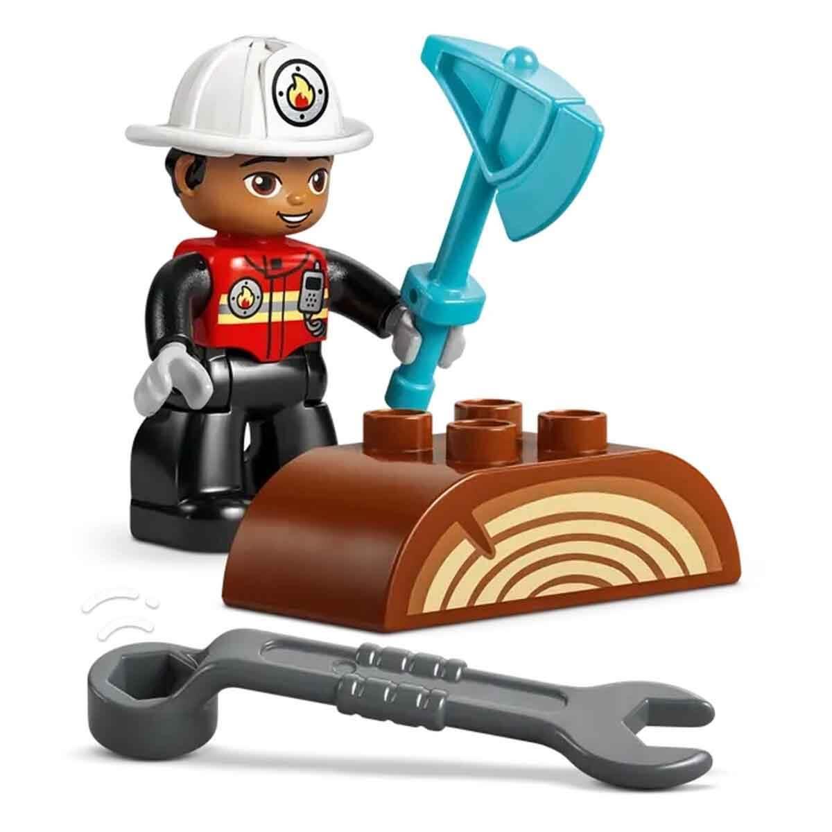 LEGO DUPLO KASABASI HORTUMLU ITFAIYE ARACI VE ITFAIYECI 10473 Diğer LED10473