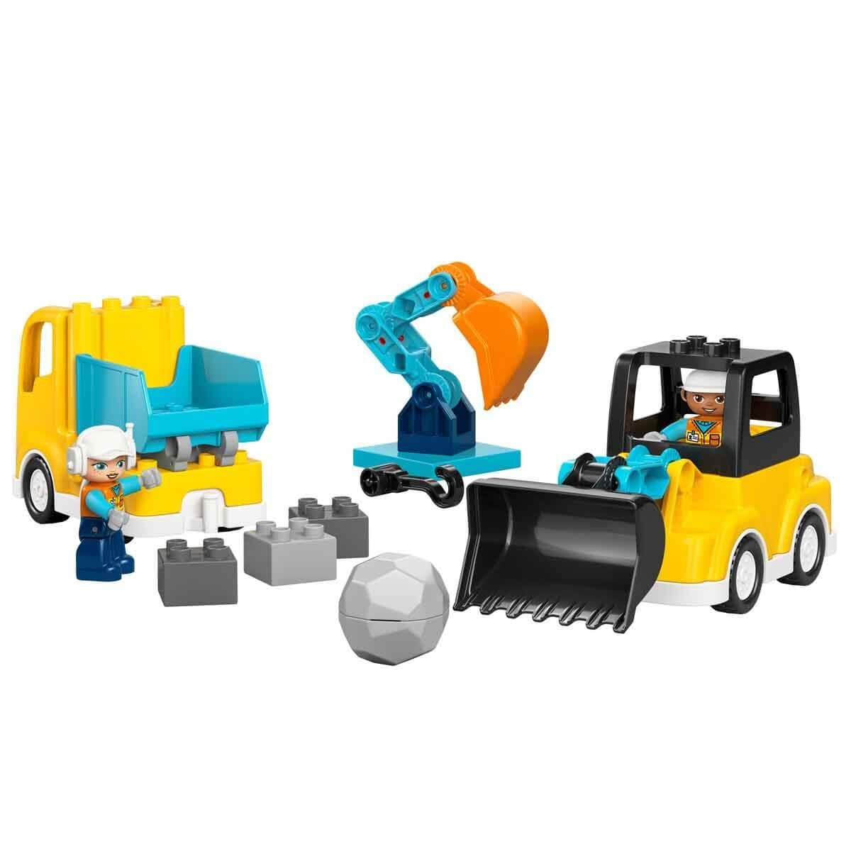 LEGO DUPLO KASABASI 3U 1 ARADA INSAAT ARACLARI 10475 Diğer LED10475