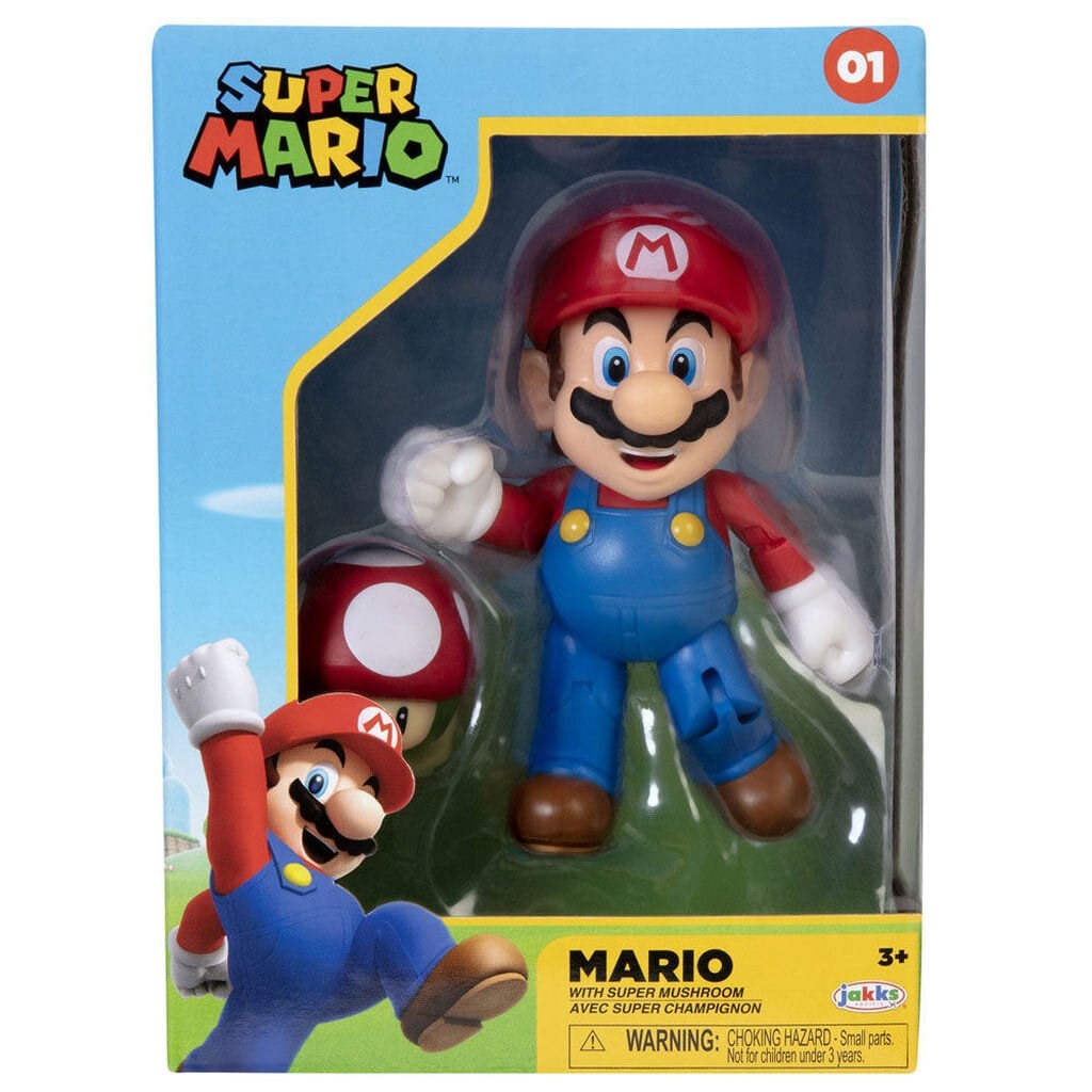 NINTENDO SUPER MARIO FIGURU MARIO 10 CM 13247 Diğer NESL 13247