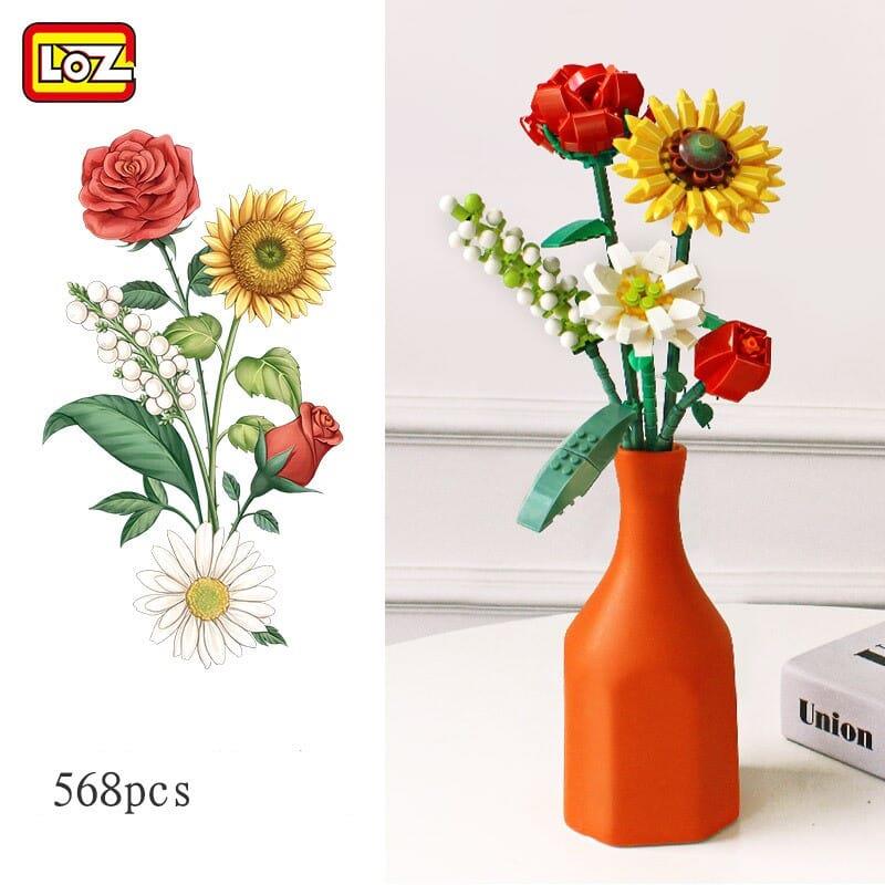 Blok Oyuncak Saksıda Çiçek 1659 Loz SEH 1659