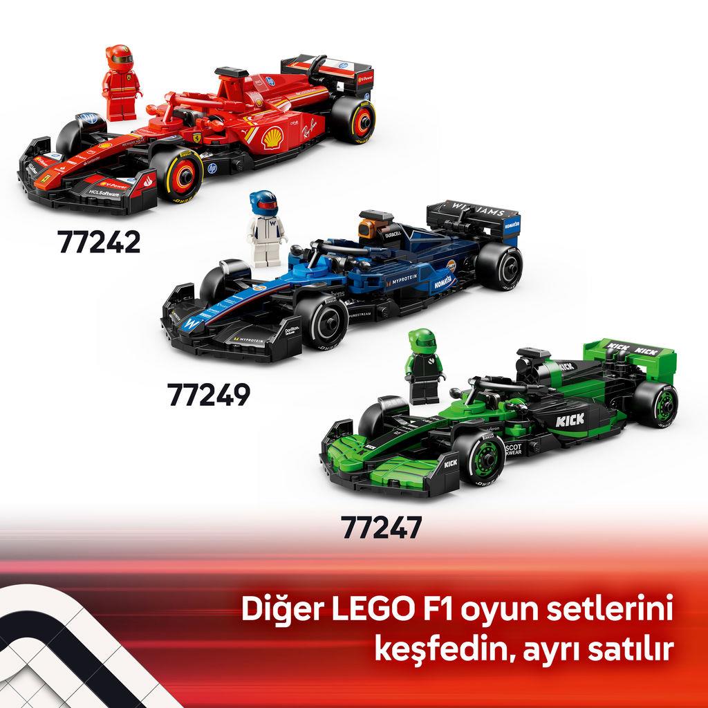 LEGO SPEED CHAMPIONS KICK SAUBER F1® TEAM C44 YARIS ARABASI 77247 Diğer LSR77247