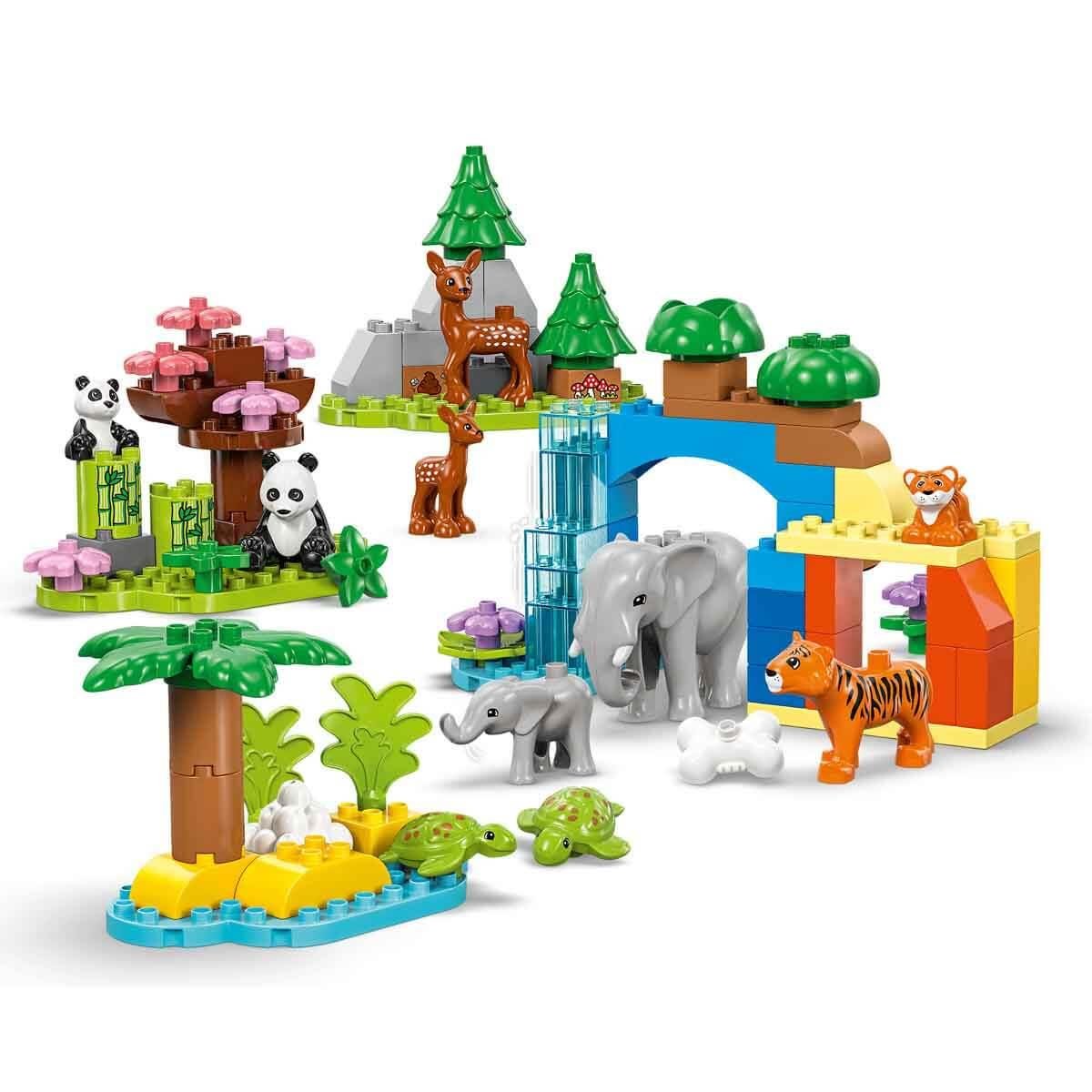 LEGO DUPLO KASABASI 3’U 1 ARADA VAHSI HAYVAN AILELERI 10446 Diğer LED10446