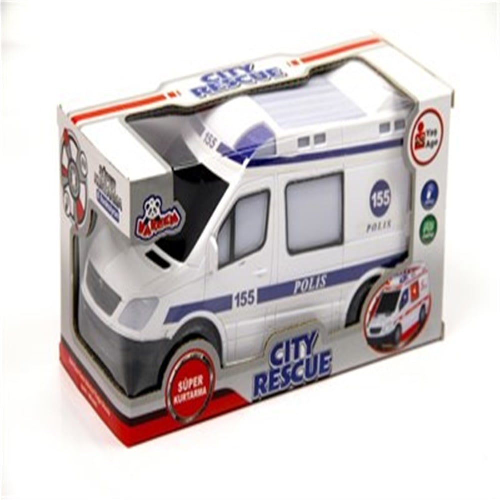 Pilli Ambulans Ve Polis Arabası