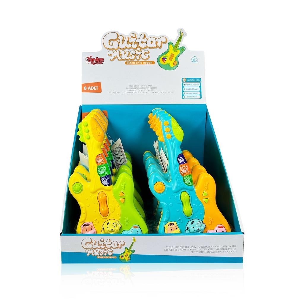 VARDEM ISIKLI VE MUZIKLI KUTULU GITAR BEBEK PIYANOSU Diğer VAR JLG 855 34A