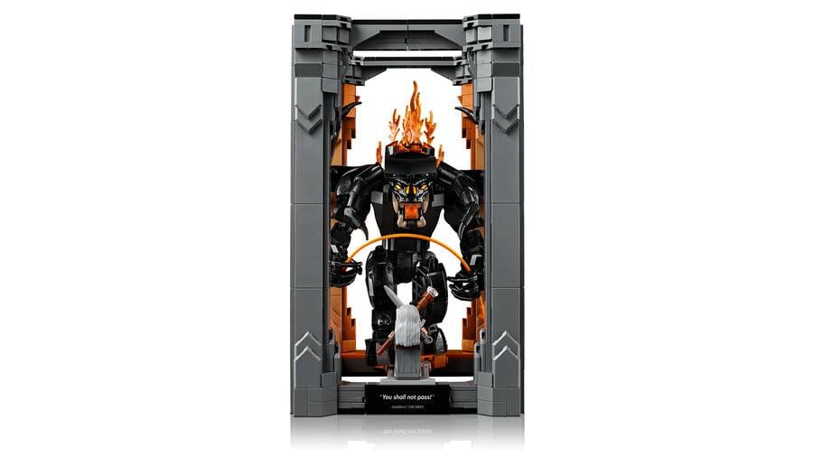 LEGO ICONS YUZUKLERIN EFENDISI: BALROG KITAPLIK DEKORU 10367 Diğer LIC10367